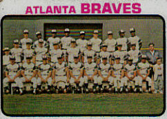 1973 Topps Baseball Cards      521     Atlanta Braves TC